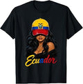 Ecuadorian Flag Pride Ecuador Girl Ecuatoriana Roots Women T-Shirt