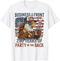 Funny Eagle Mullet Business in The Front Party in The Back T-Shirt