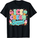 Ice Cream Squad Cute National Ice Cream Day Summer T-Shirt