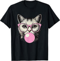 Cute Cat Shirt for Women Funny Cat Lovers T-Shirt