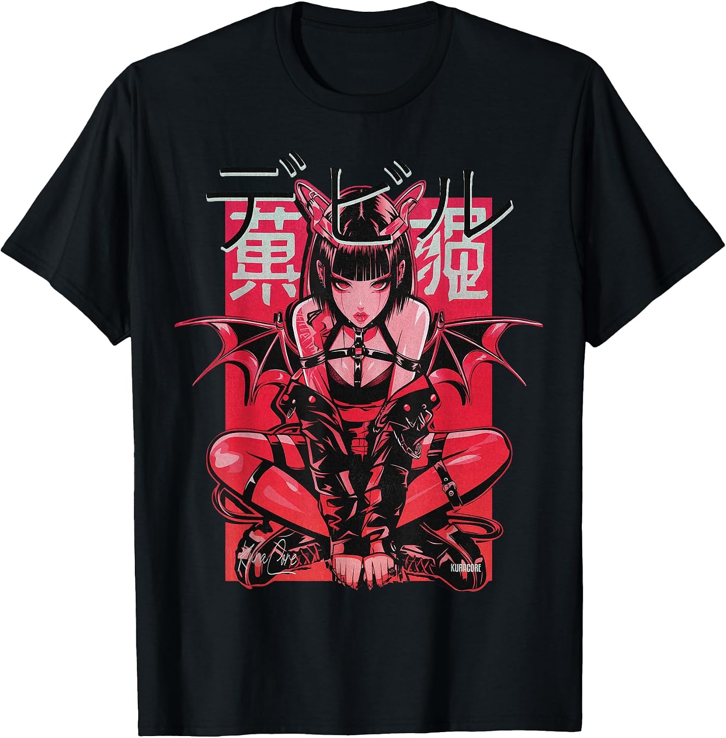 Japan Streetwear Cyberpunk Y2K Techwear Retro Manga Anime T-Shirt