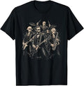 Vintage Founding Fathers Rock Band Presidents Playing Music T-Shirt