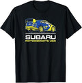 Rally Car Colorful Racing Logo Sports Car Brand T-Shirt