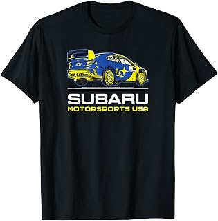 Rally Car Colorful Racing Logo Sports Car Brand T-Shirt
