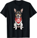 I Love Mom Rat Terrier Lover Dog Mother's Day T-Shirt