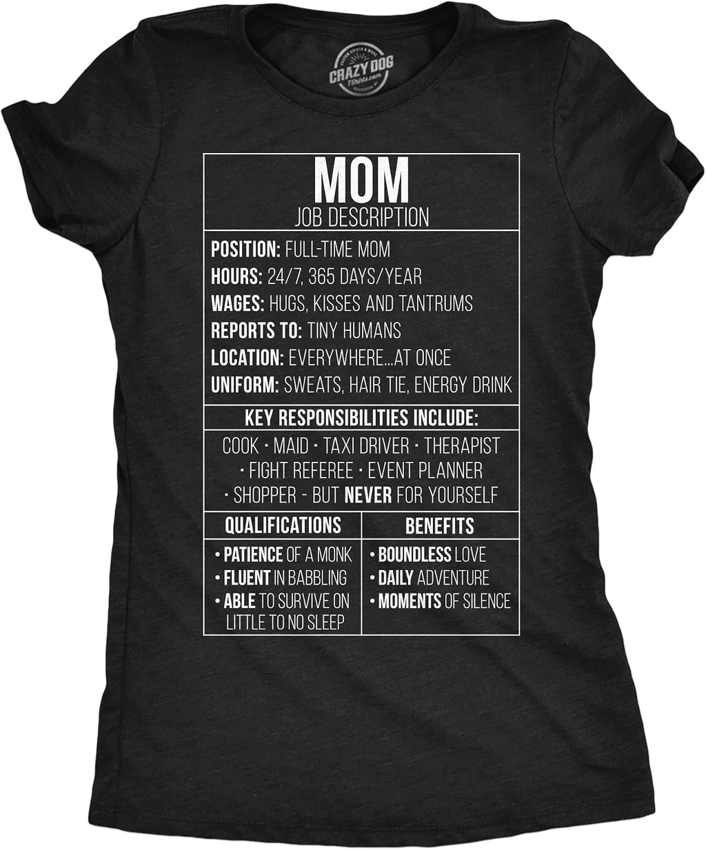 Womens Cute Mom Shirts Funny Mothers Day Tees for Cool Moms