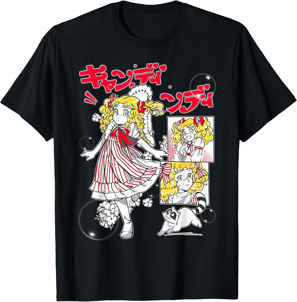 Manga Candy Candy Cartoon Japanese 80s Retro Vintage Anime T-Shirt