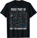 What Part of Don’t You Understand Funny Math Sarcastic T-Shirt