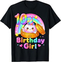 10th Birthday Girl Dumpling Kawaii Pastel Anime 10 Year Old T-Shirt