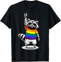 Raccoon LGBTQ Pride Month T-Shirt