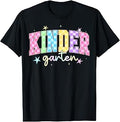 Back to School Checkered Kindergarten Team Teacher Students T-Shirt