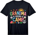 Grandma Camp 2026 Family Vacation Summer Camping Crew Kids Performance T-Shirt