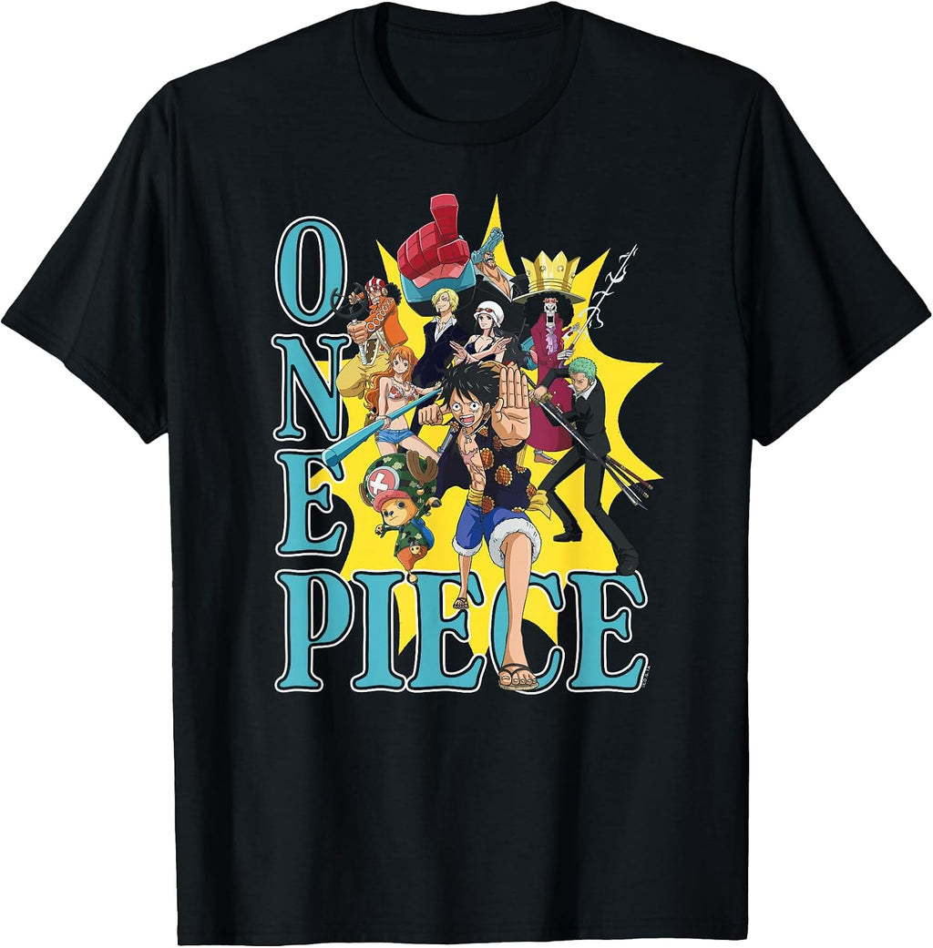 Anime Group Photo Burst Character Collage T-Shirt