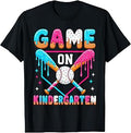 First Day of Kindergarten Baseball Drip for Boys 1st School T-Shirt