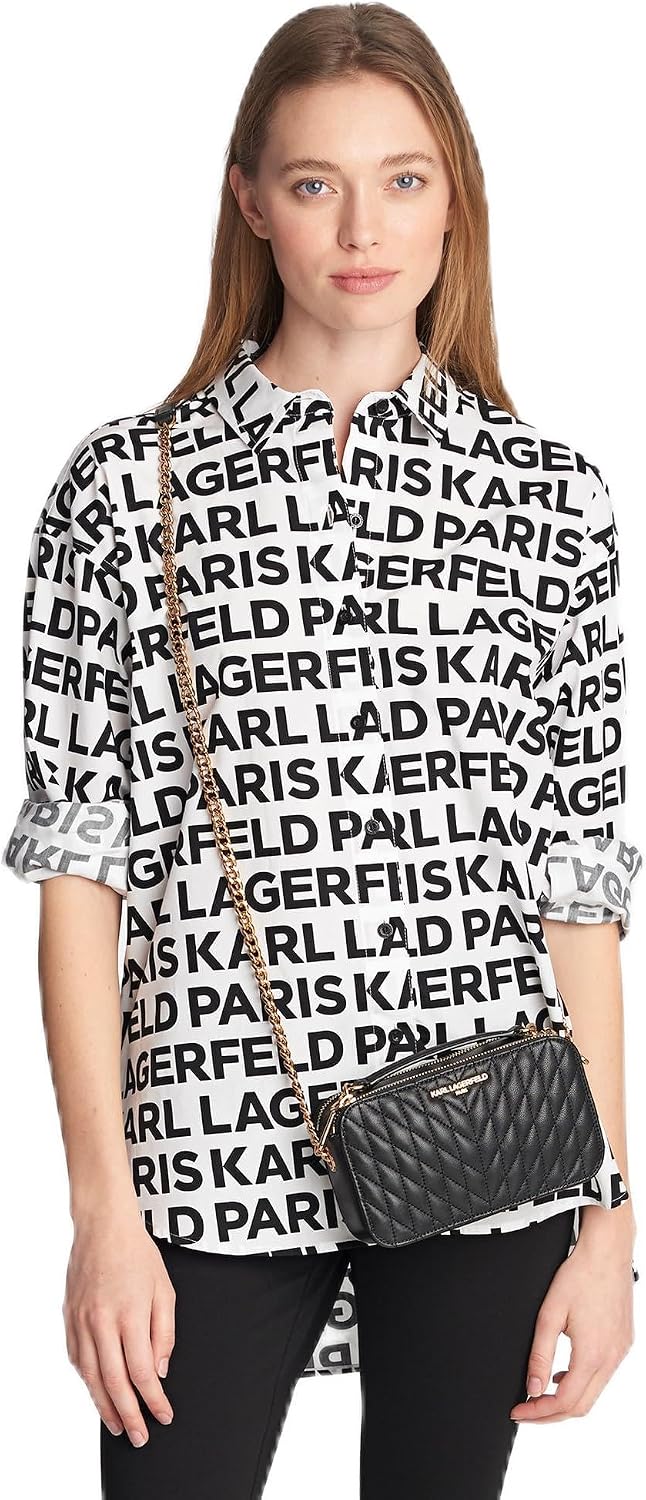 Women's All Over Print Everyday Essential Button Down