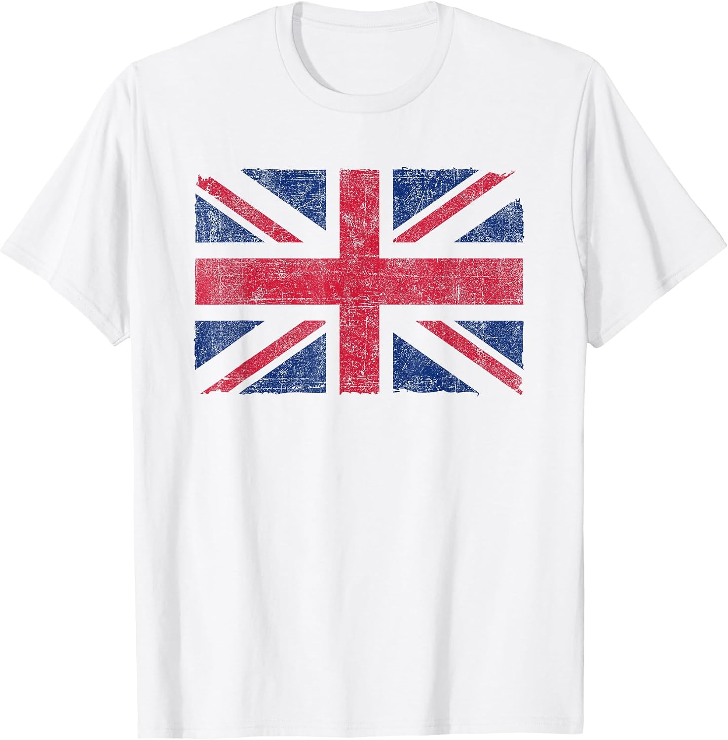 Retro Union Jack Vintage British Flag Great Britain UK T-Shirt