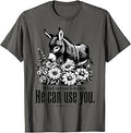 If God Can Use A Donkey He Can Use You Christian Bible Verse T-Shirt