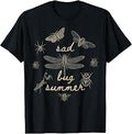 Sad Bug Summer Vintage Entomology Nature Lover T-Shirt