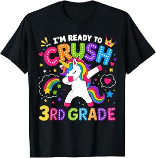 I'm Ready for Third Grade Back to School 3rd Grade Girls T-Shirt