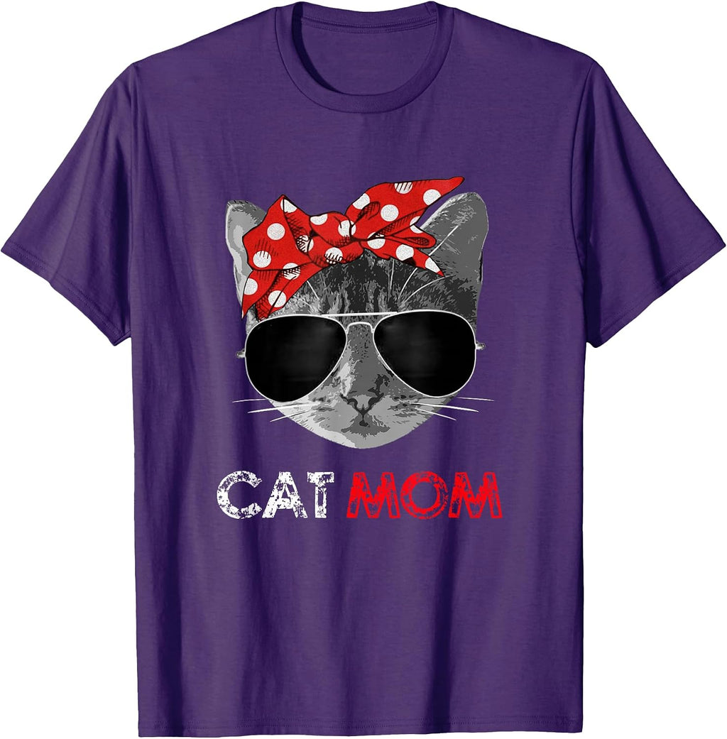 Cat Mom Shirt Cat Mommy Mother's Day for Cat Lovers T-Shirt