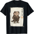 Samurai Frog Japanese Art Anime Funny Gifts Men Women Kid T-Shirt