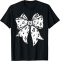 Music Notes Coquette Bow Music Teacher School Musician Band T-Shirt