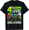 Controller 4th Grade Fourth Level Unlocked First Day Boys T-Shirt