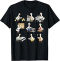 Cute Silly Goose Lunch Lady Cafeteria Worker School Staff T-Shirt
