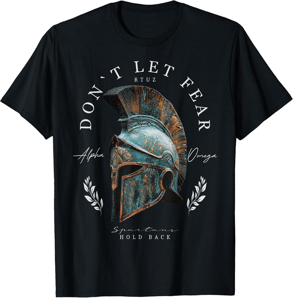 Y2K Spartan Warrior Helmet Aesthetic Streetwear Women Men T-Shirt