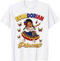 Ecuadorian Princess Dabbing Girl Dab Ecuador Flag Pride Kids T-Shirt