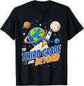 3rd Grade Boys First Day of Third Grade Back to School Moon T-Shirt
