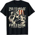 Abraham Lincoln Playing Guitar 4th of July 250th Anniversary T-Shirt
