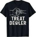 Dog Treat Dealer Funny Humor Dog Dad Dog Mom Dog Lover T-Shirt