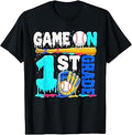 Game On 1st Grade Baseball Drip Ice Cream Back to School T-Shirt