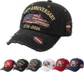 250th Anniversary USA Hat 1776-2026 Patriotic Baseball Cap, Retro Embroidered Adjustable 250 Year Independence hat