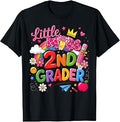 Back to School Little Miss Second Grade Grader Girls T-Shirt
