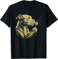 Funny Pitbull Blowing Dandelion T-Shirt