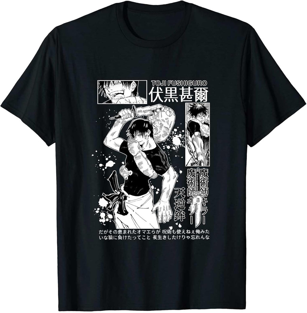 Anime Unisex T-Shirts Men Women Cotton Tees Top