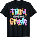 Preppy Third Grade Dream Team Back to School Teachers Kids T-Shirt