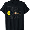 Retro Game Eating Planets Space Galaxy Gaming Boys Kids Men T-Shirt