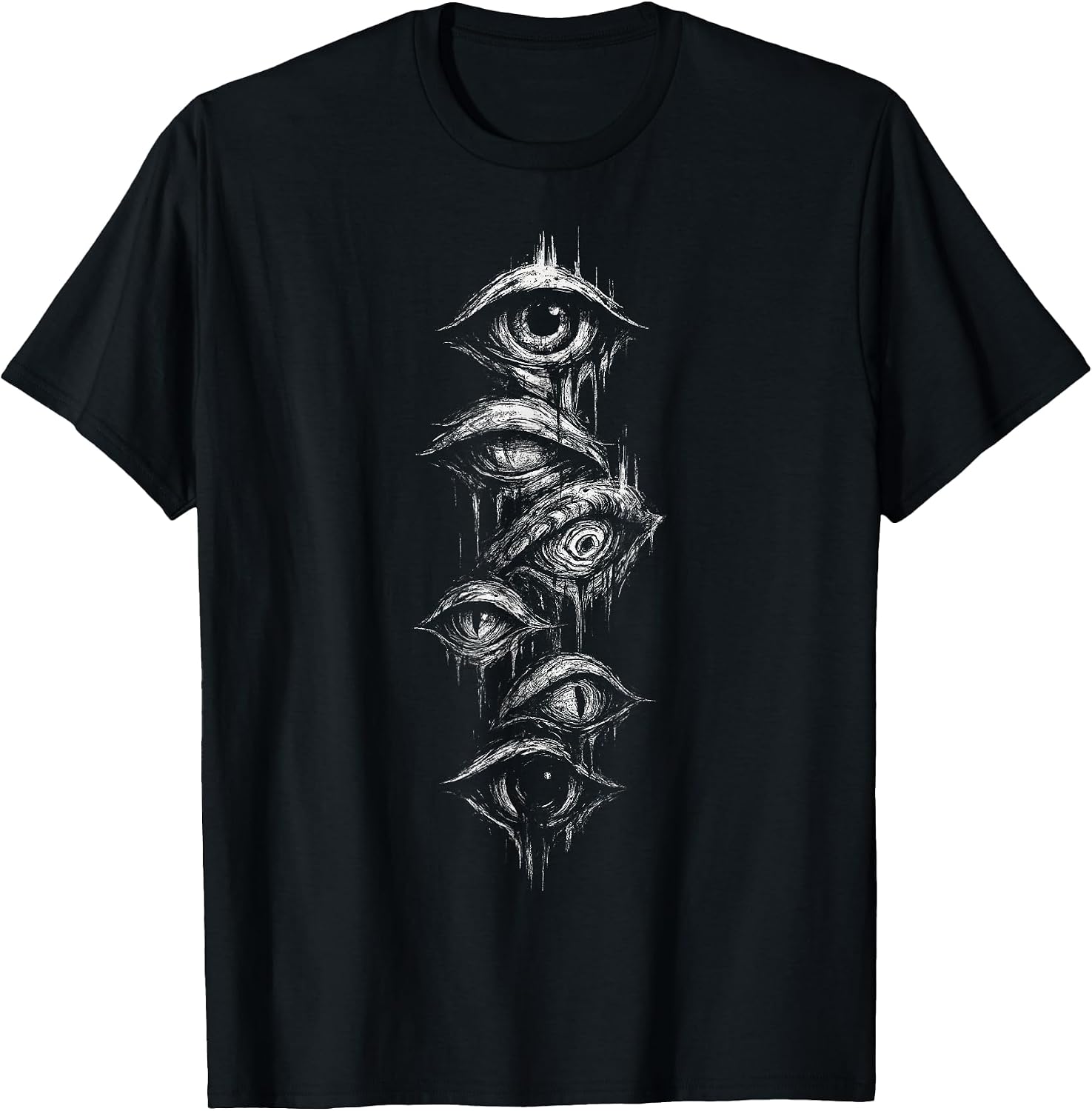 Eyes Eyeballs Goth Grunge Alt Y2K Weird Strange Aesthetic T-Shirt