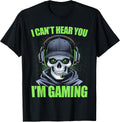 Gamer Skeleton Gaming Video Games T-Shirt