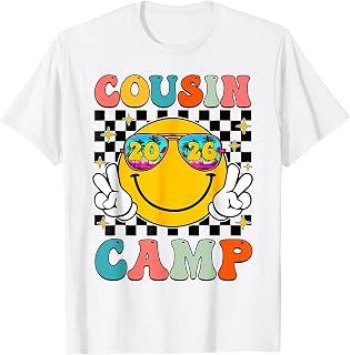 Cousin Camp 2026 Family Vacation Summer Camping T-Shirt