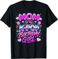 Mom of The K-Pop Birthday Girls Family Korean Music Lovers T-Shirt