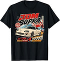Japanese Cars Retro JDM Street Scene Tuner Car Art T-Shirt