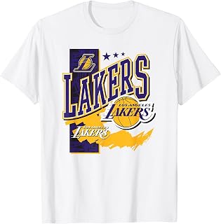 NBA Official Los Angeles Lakers Barred Player T-Shirt