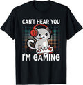 Can't Hear You I'm Gaming Video Games Gamer Kids Teens Boys T-Shirt