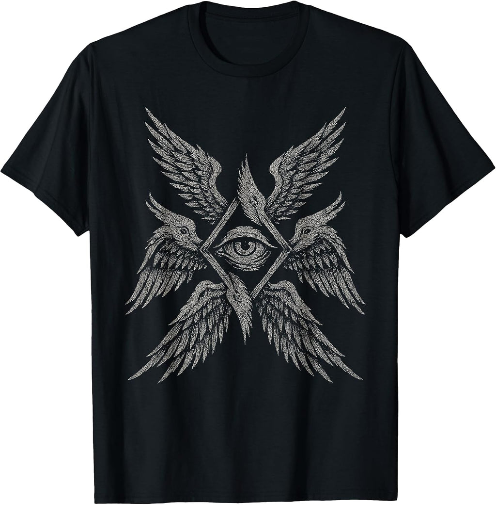Seraphim Bible Accurate Angel Seeing Eye Esoteric Aesthetic T-Shirt
