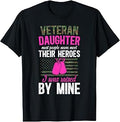 Veteran Daughter American Flag Daughter of A Veteran T-Shirt
