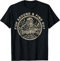 Bigfoot Fish Around and Find Out Sasquatch Fishing Men Women T-Shirt